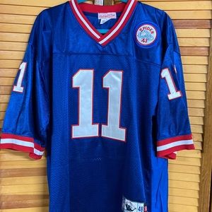 Mint! Authentic! Phil simms NY giants throwback Mitchell & ness spider 43 jersey